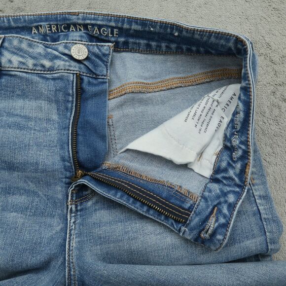 American Eagle Outfitters Denim Blue Jeggings - Picture 2 of 16